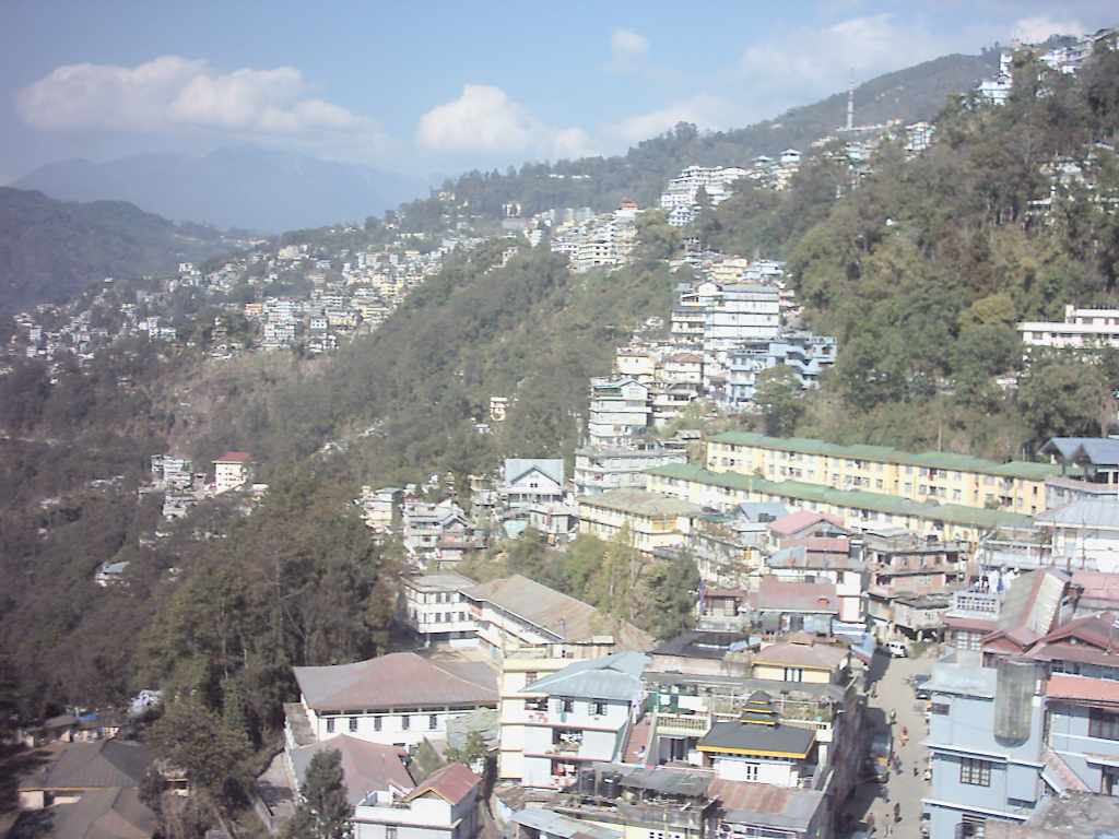 Gangtok view from cable car